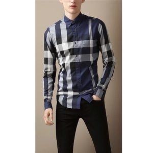burberry long sleeve button up
